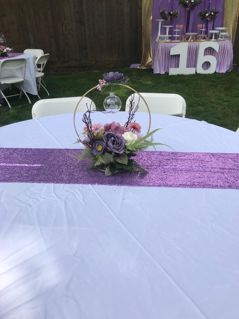 Center pieces Clarkstown Rentals DBA Fiesta Time Rentals